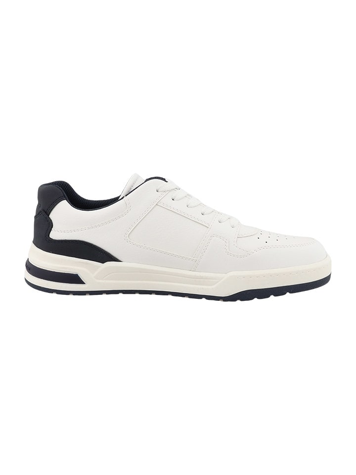 Tom Tailor Sneakers in Weiß/ Dunkelblau günstig kaufen
