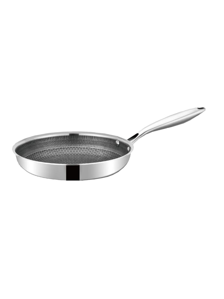 COFI 1453 Edelstahl Wabenstruktur Kochtopf Induktion Ø28cm Topf Pfanne in Silber günstig kaufen onesize