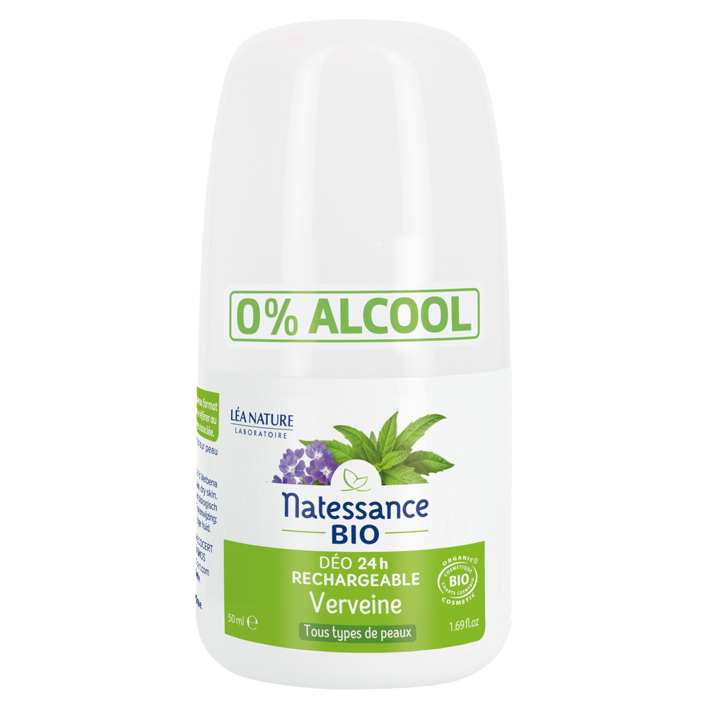 natessance Déodorant rechargeable verveine bio Déodorant