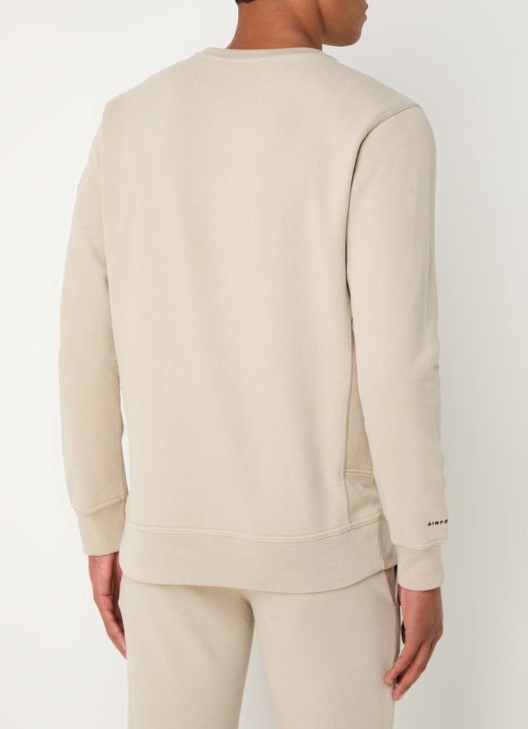 Hanorac din bumbac organic cu logo Air Force