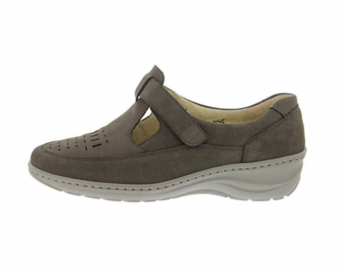 WALDLÄUFER Komfort Sandalen grau Monique