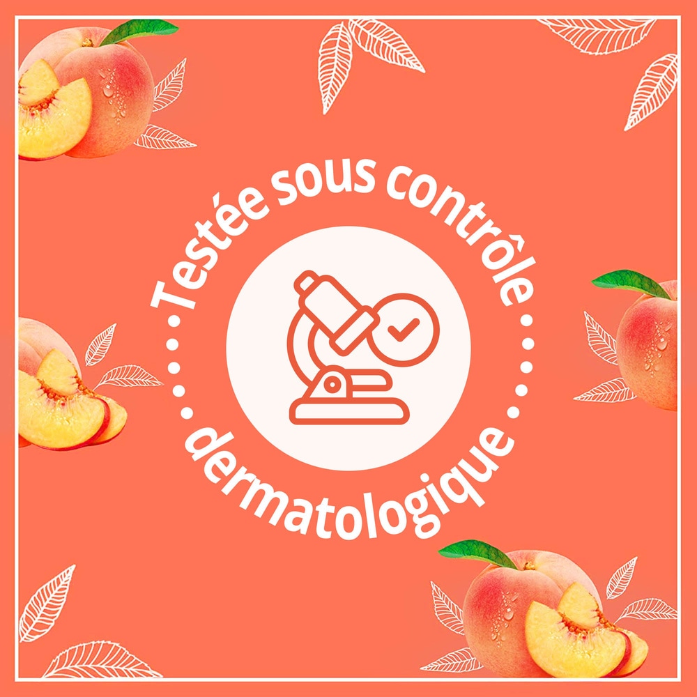 le petit marseillais Savon Liquide Pêche de Vigne, 500ml Savon