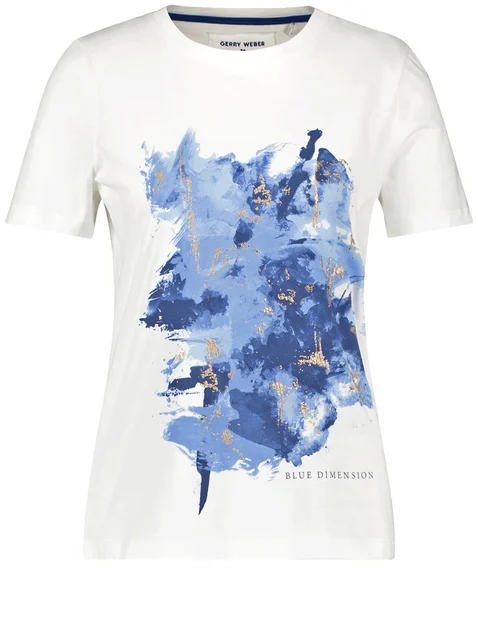 T-Shirt aus Baumwolle mit Frontprint