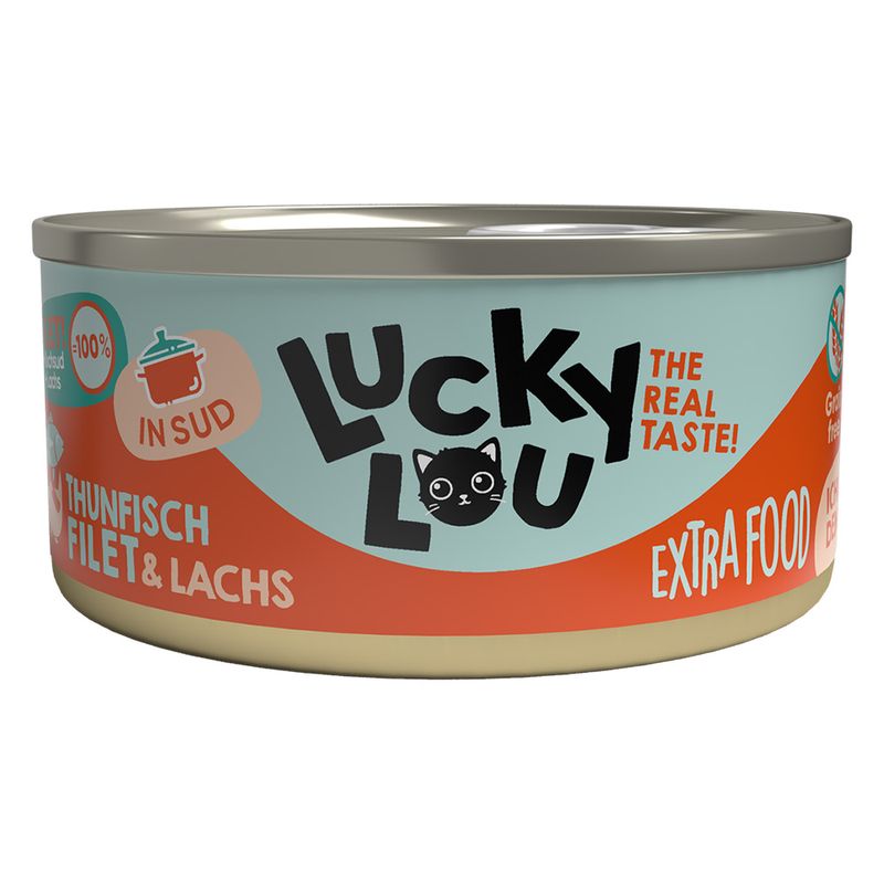Sparpaket Lucky Lou Extrafood Filet in Brühe 36 x 70 g | bitiba %