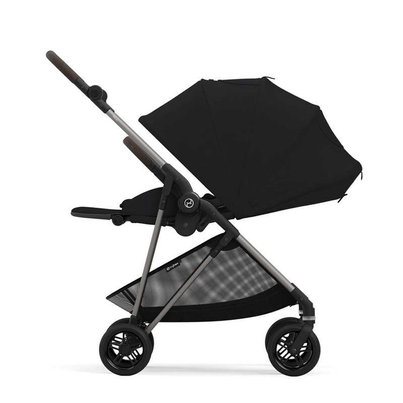 Poussette citadine Melio 3 moon black Cybex