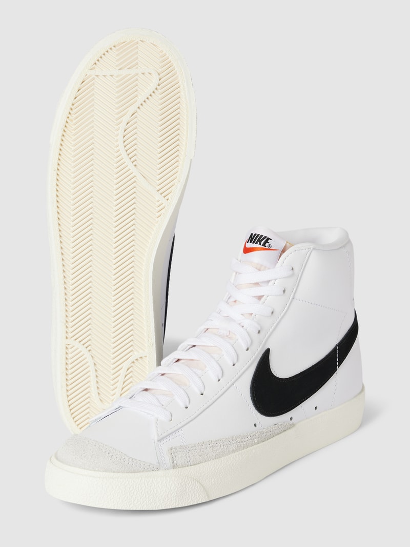 High Top Sneaker aus Leder Modell 'Mid 77 Vinta' in weiß