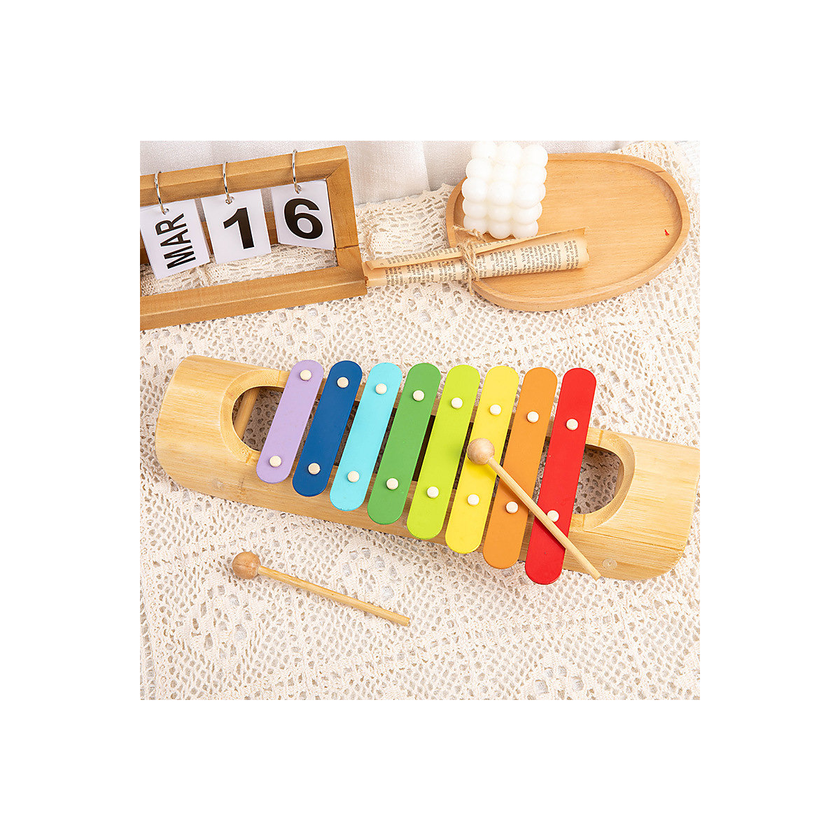 musikalisches Spielzeug für Kinder Oktav-Handpercussion-Xylophon