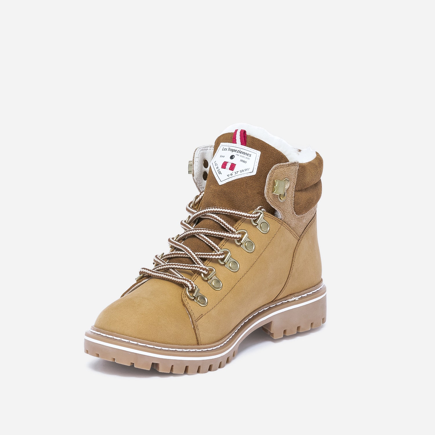Boots à lacet LES TROPEZIENNES par M.Belarbi camel en nubuck