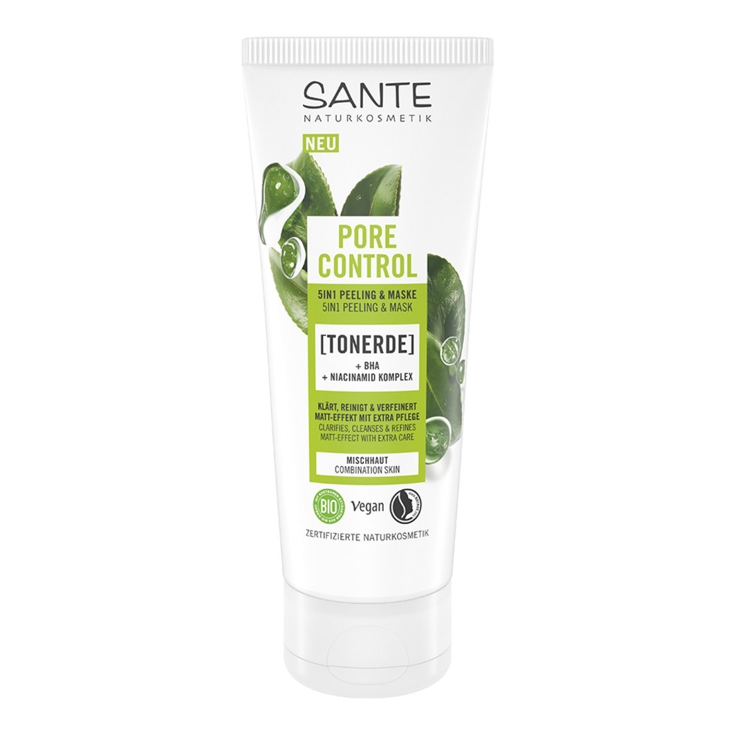 5in1 Peeling & Maske mit Tonerde. BHA & Niacinamid Komplex