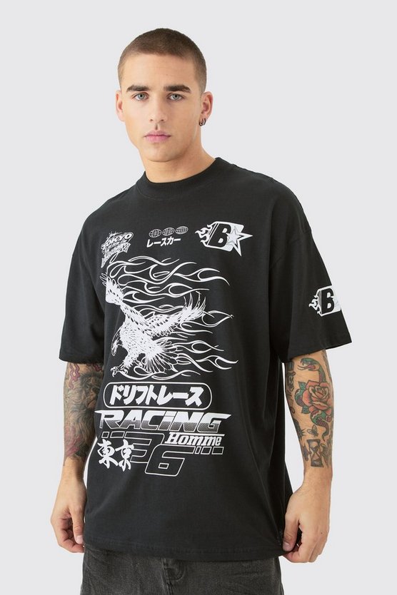 Oversize T-Shirt mit Print