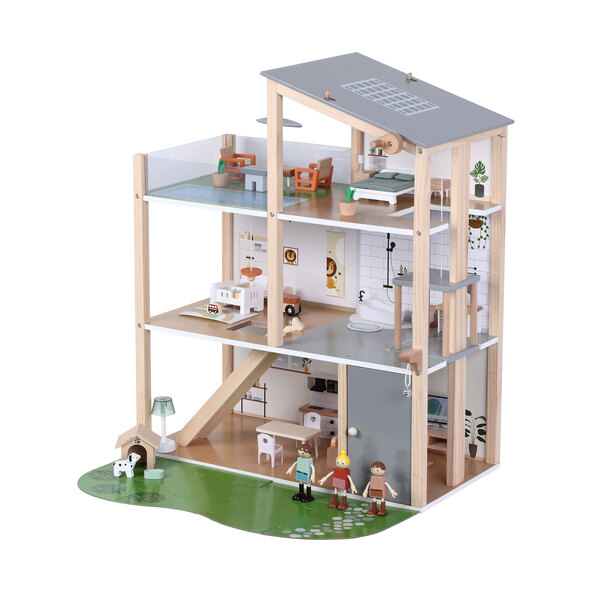 Puppenhaus mit Ausstattung