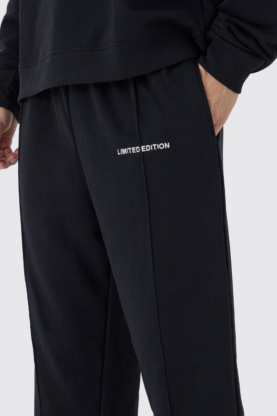 Tall lockere Jogginghose mit geteiltem Saum