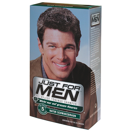 JUST for men Tönungsshampoo schwarzbraun  60 ml  Shampoo