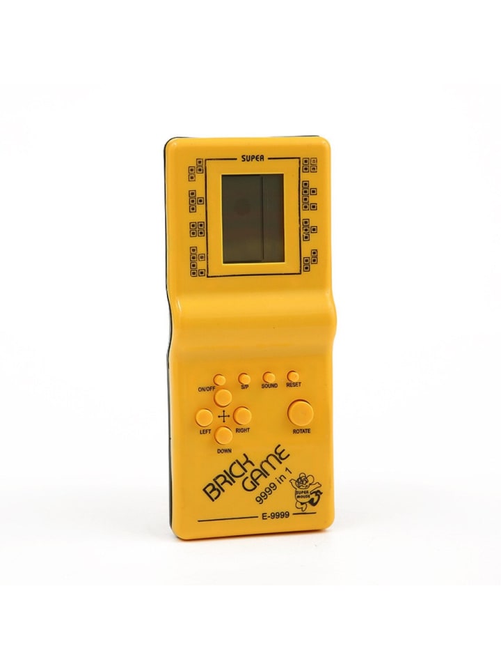 COFI 1453 Spielkonsole klassisches elektronisches Taschenspiel für rießen Spaß in Gelb günstig kaufen onesize