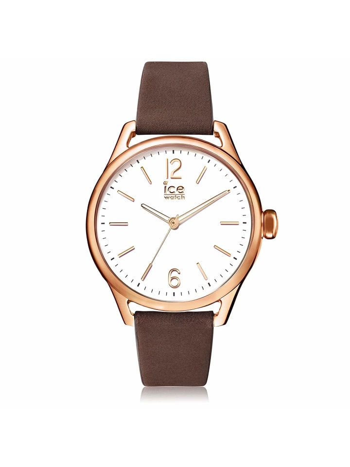 Ice Watch Quarzuhr 013072 (Small) braun Lederarmband  32 mm in braun günstig kaufen onesize