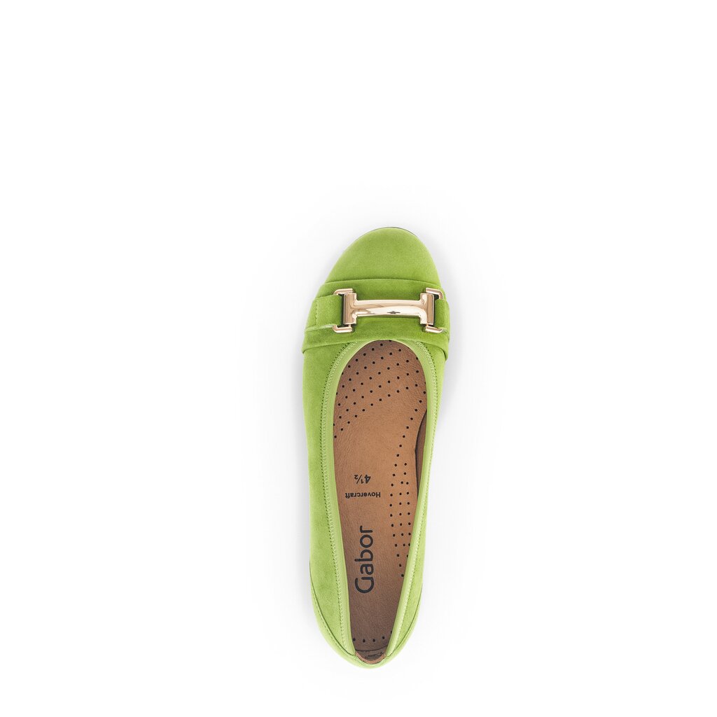 Gabor fashion Sportliche Ballerina grün