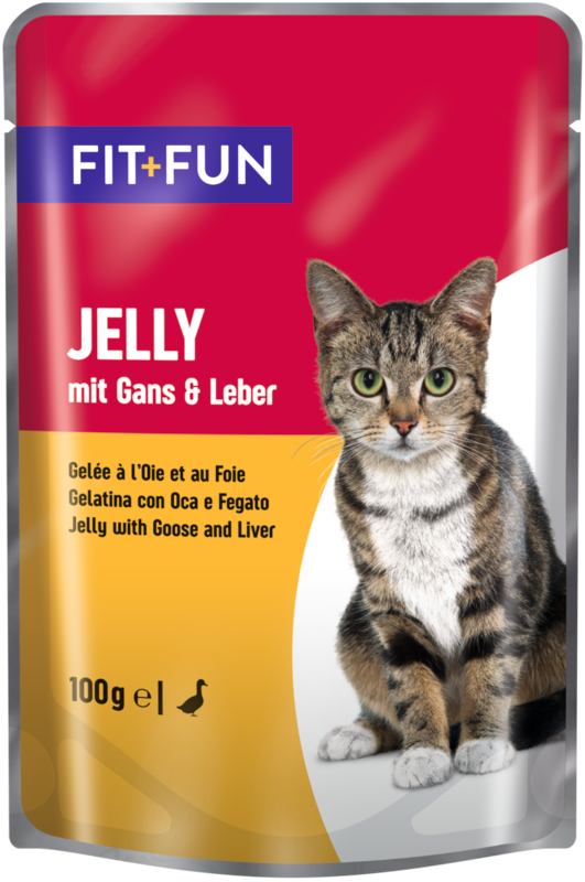 FIT+FUN Nassfutter FIT+FUN Jelly Multipack XXL 44x100g