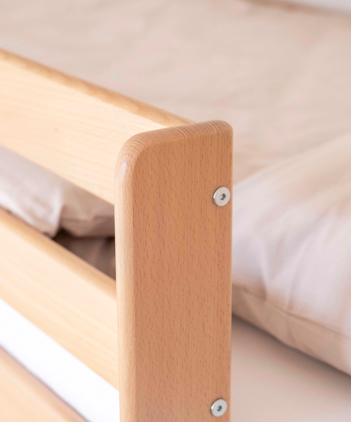 Etagenbett Buche Hoch Transparent lackiert