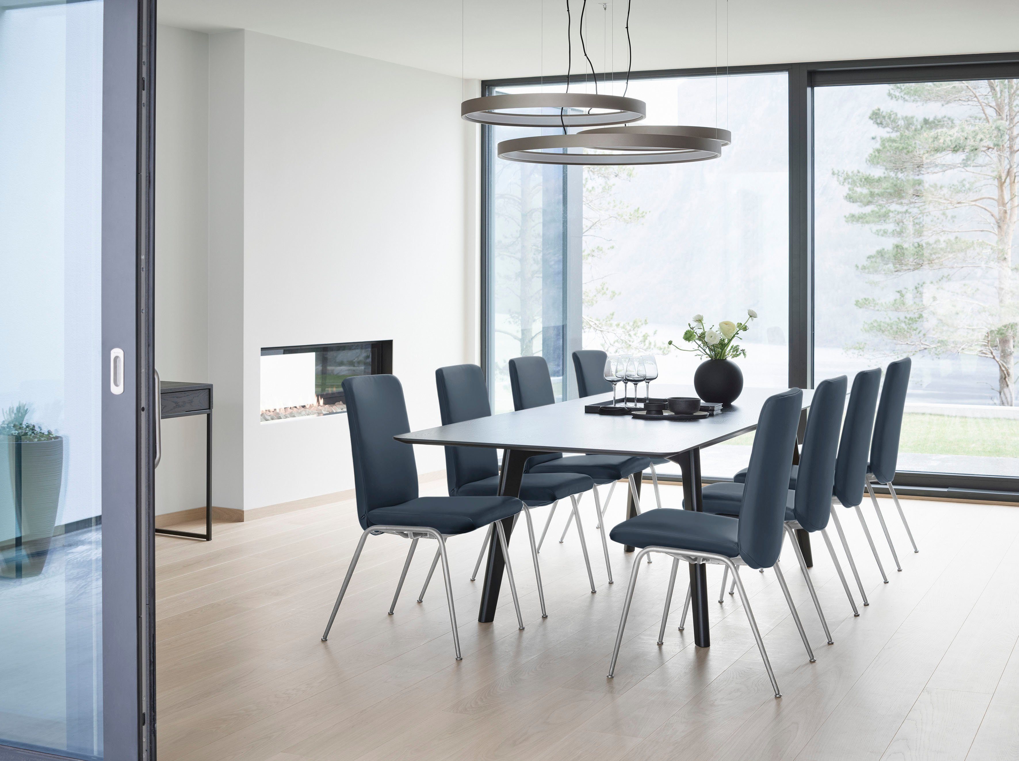 Stressless® Polsterstuhl Laurel, Low Back, Größe M, mit Beinen aus Stahl in Chrom glänzend