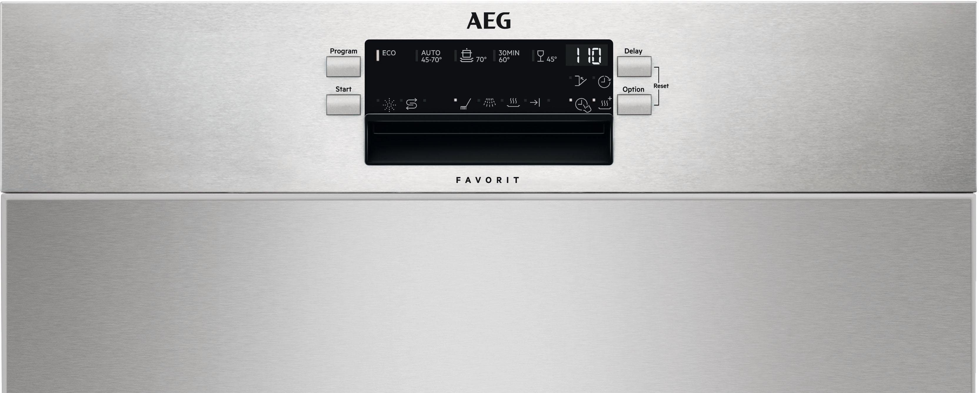 AEG Unterbaugeschirrspüler, FUE53610ZM, 13 Maßgedecke, mit AirDry - Technologie