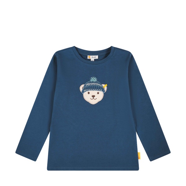 T-Shirt langarm, dunkelblau für Jungs
