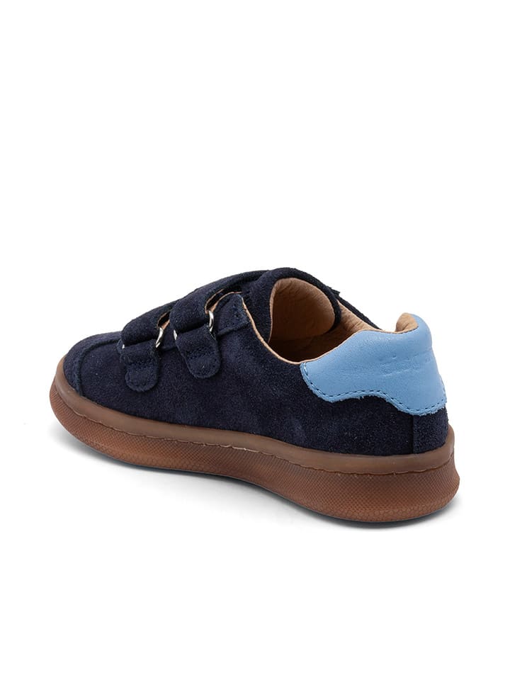 bisgaard Leder-Sneakers in Dunkelblau günstig kaufen