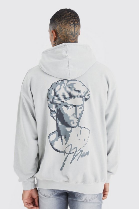 Oversize Hoodie mit Print