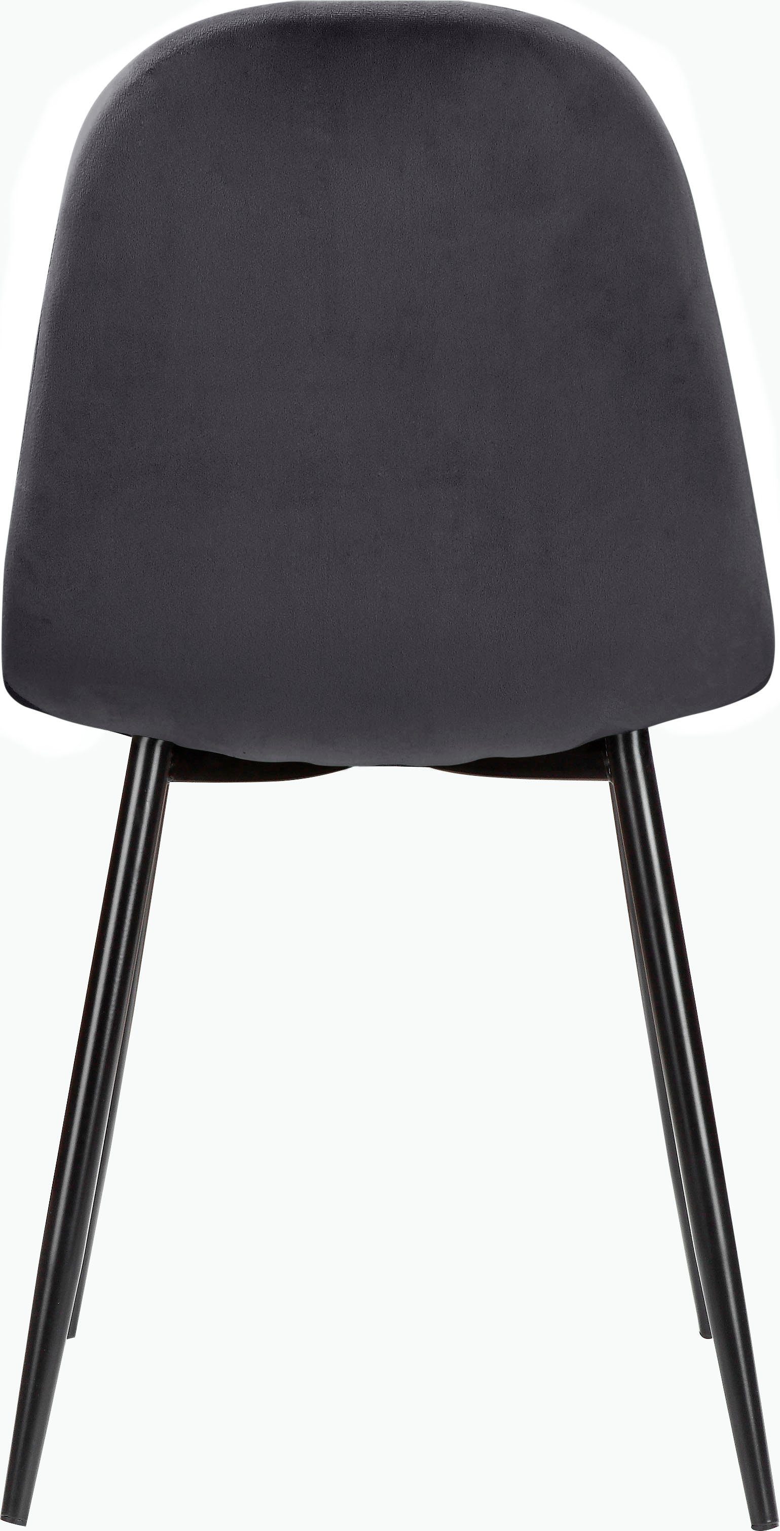 Leonique Essgruppe Eadwine, (Set, 5-tlg), bestehend aus Eadwine Esstisch 160 cm und 4 Eadwine Esszimmerstühlen