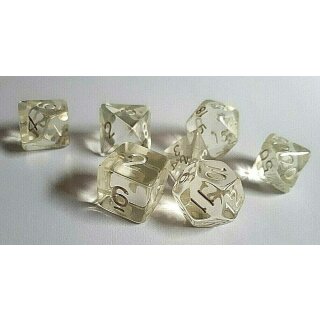 Würfelset Transparent: Crystal (7)