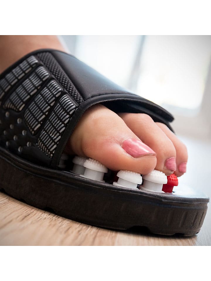 InnovaGoods Akupressur-Schuhe  in Schwarz günstig kaufen