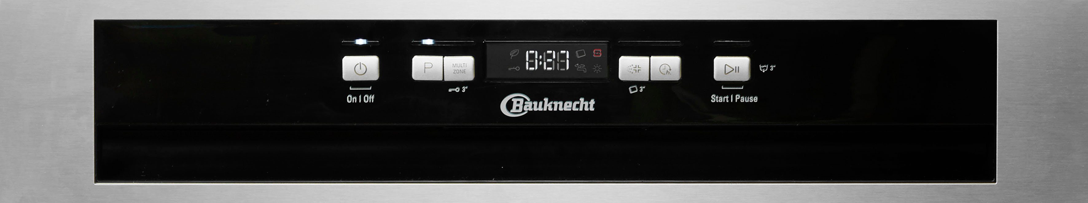 BAUKNECHT teilintegrierbarer Geschirrspüler, OBBC ECOSTAR 5320, 14 Maßgedecke