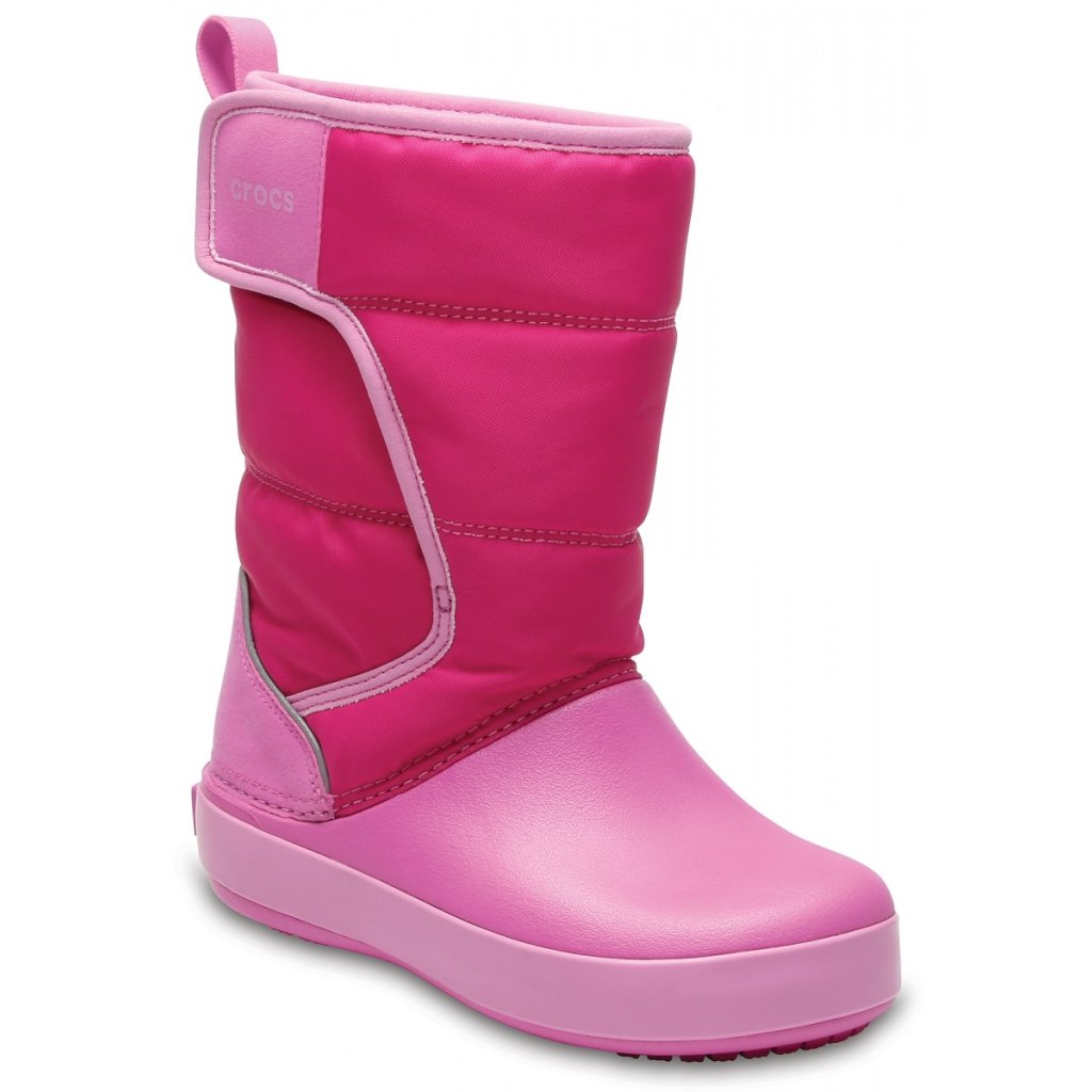 Crocs Lodgepoint Snow Boot Candy Pink/Party Pink Schneestiefel