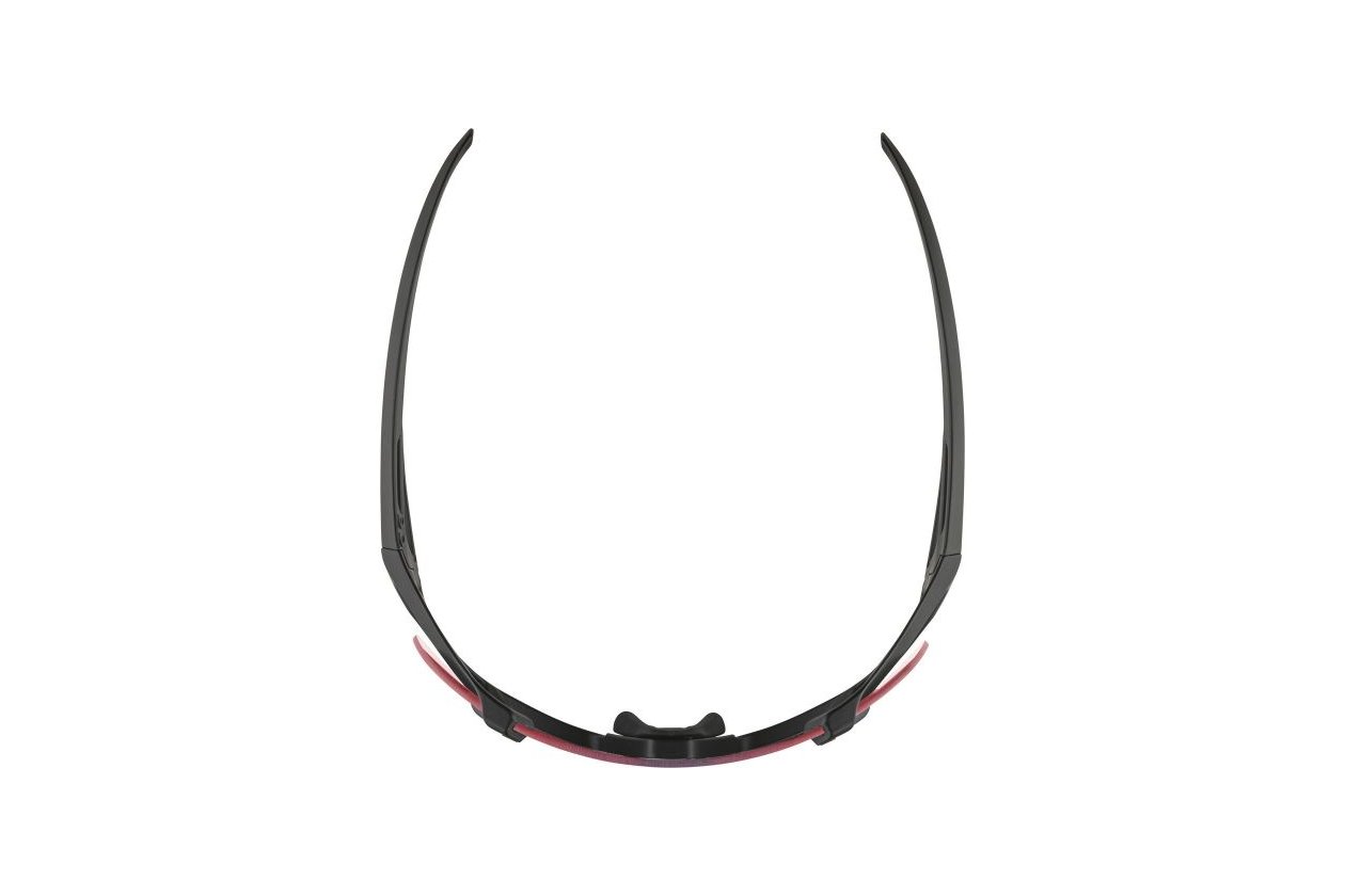Alpina Hawkeye QV black matt / rainbow mirror lens