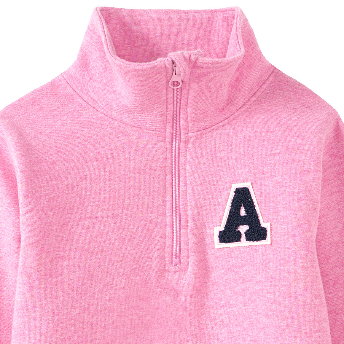 Mädchen Sweatshirt mit Stehkragen