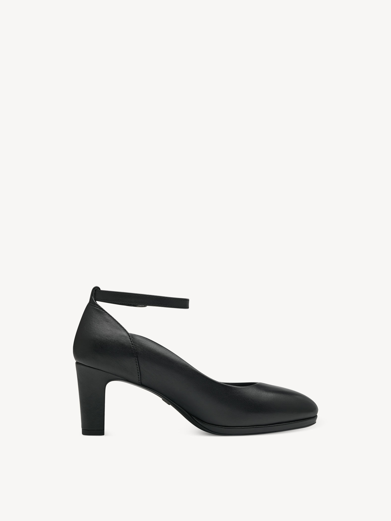 Escarpin en cuir - noir