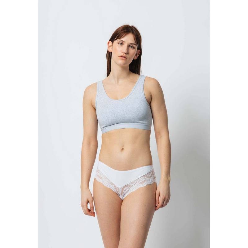 Snocks Hipster mit Spitze aus Bio-Baumwolle Unterhose Damen