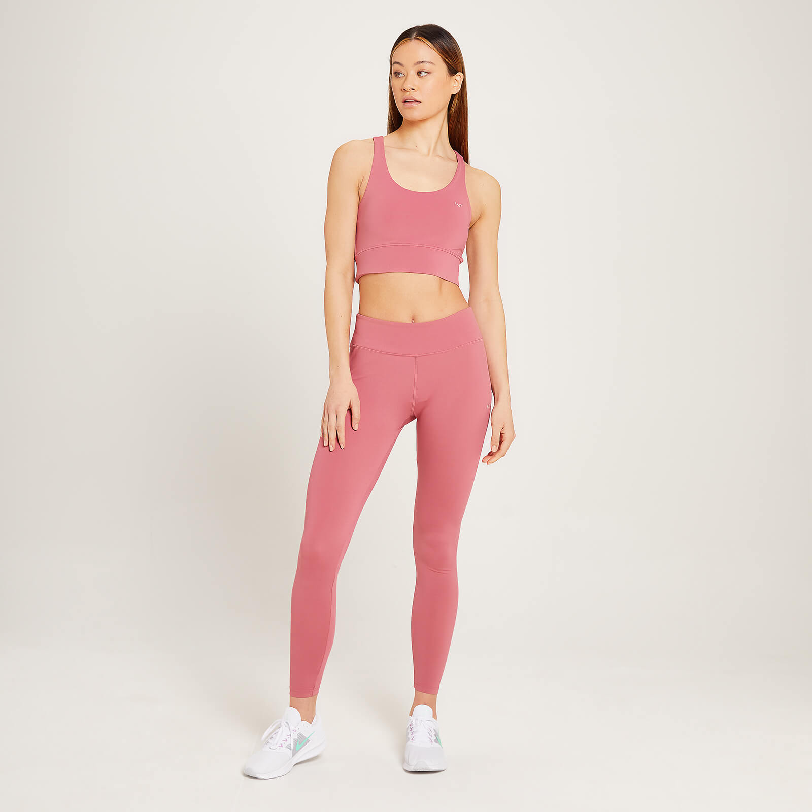 Brassière d’entraînement MP Linear Mark pour femmes –  Baie givrée