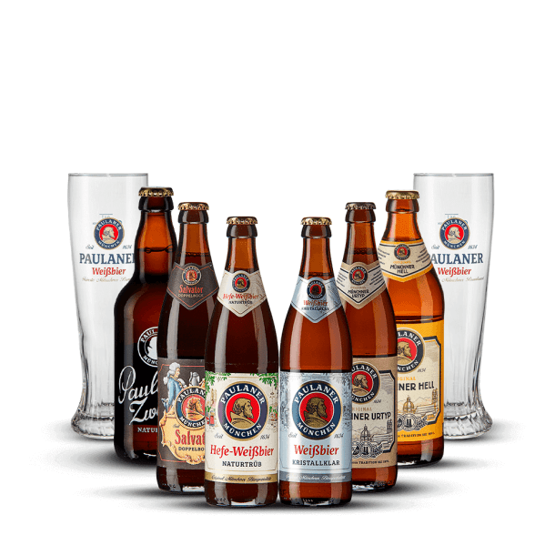 Pack Paulaner 6 Bières + 2 Verres