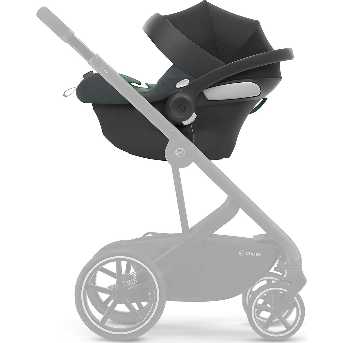 Babyschale Aton B2 i-Size inkl. Base One, Bay Blue-dark blue