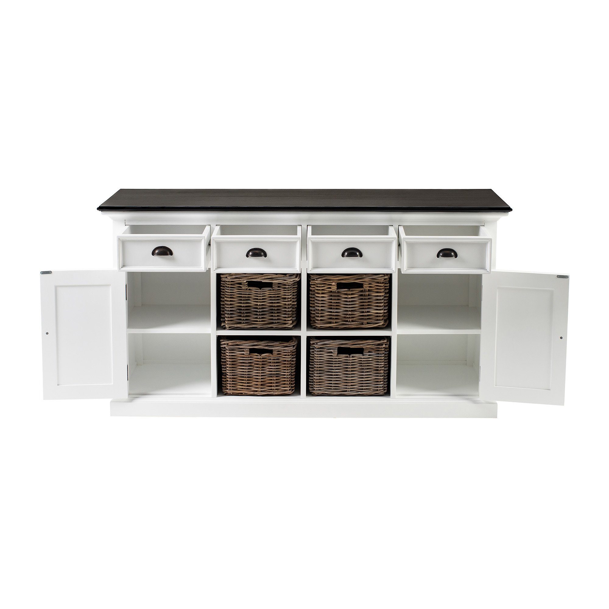 Novasolo Buffet Halifax Contrast Buffetschrank mit 4 Körben