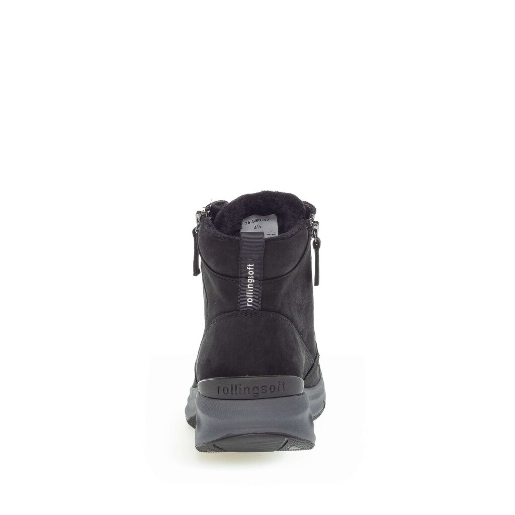 rollingsoft Schnürstiefelette schwarz