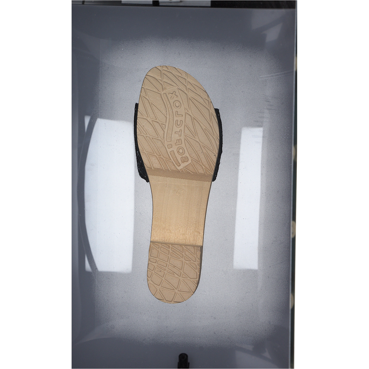 Softclox Pali S3595, Plateau-Pantoletten, Damen, schwarz