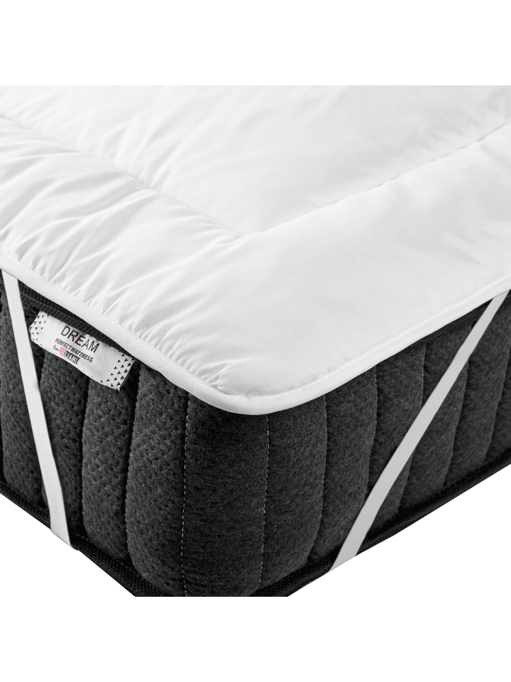 Beliani Topper AIZKORRI in Weiß - (W) 160 x (H) 3 x (L) 200 cm günstig kaufen onesize