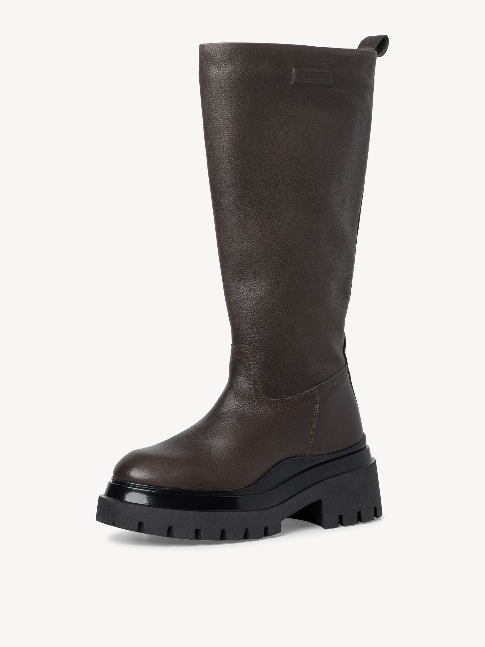Bottes en cuir - vert