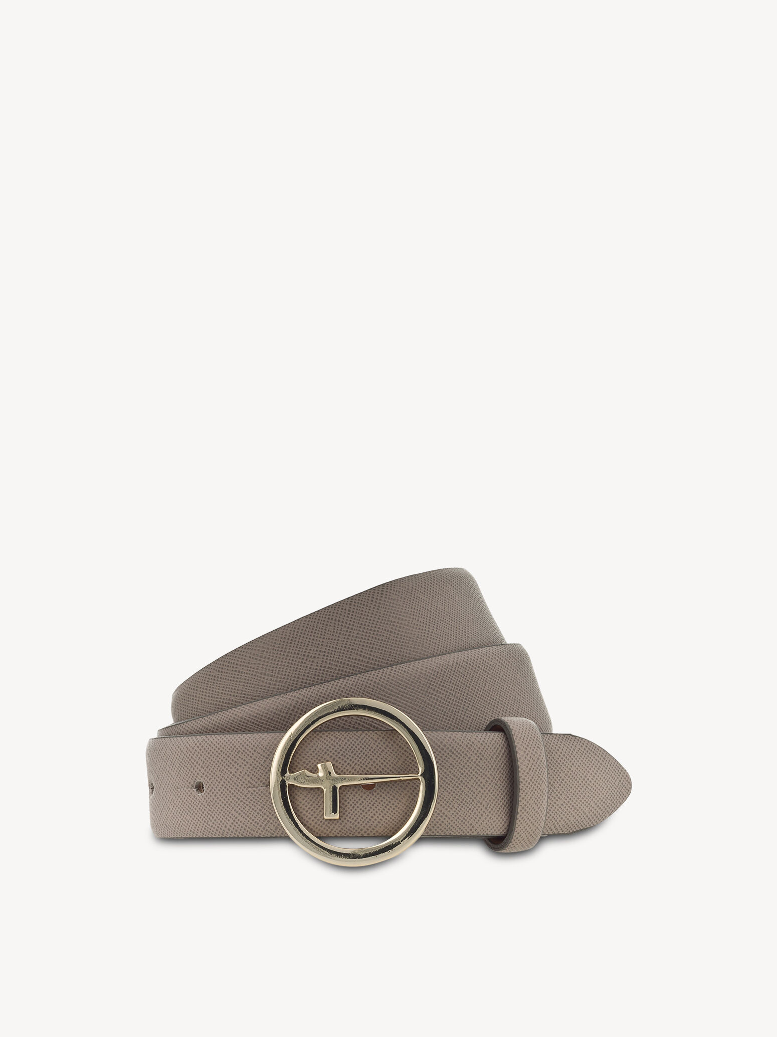 Ceinture en cuir - gris