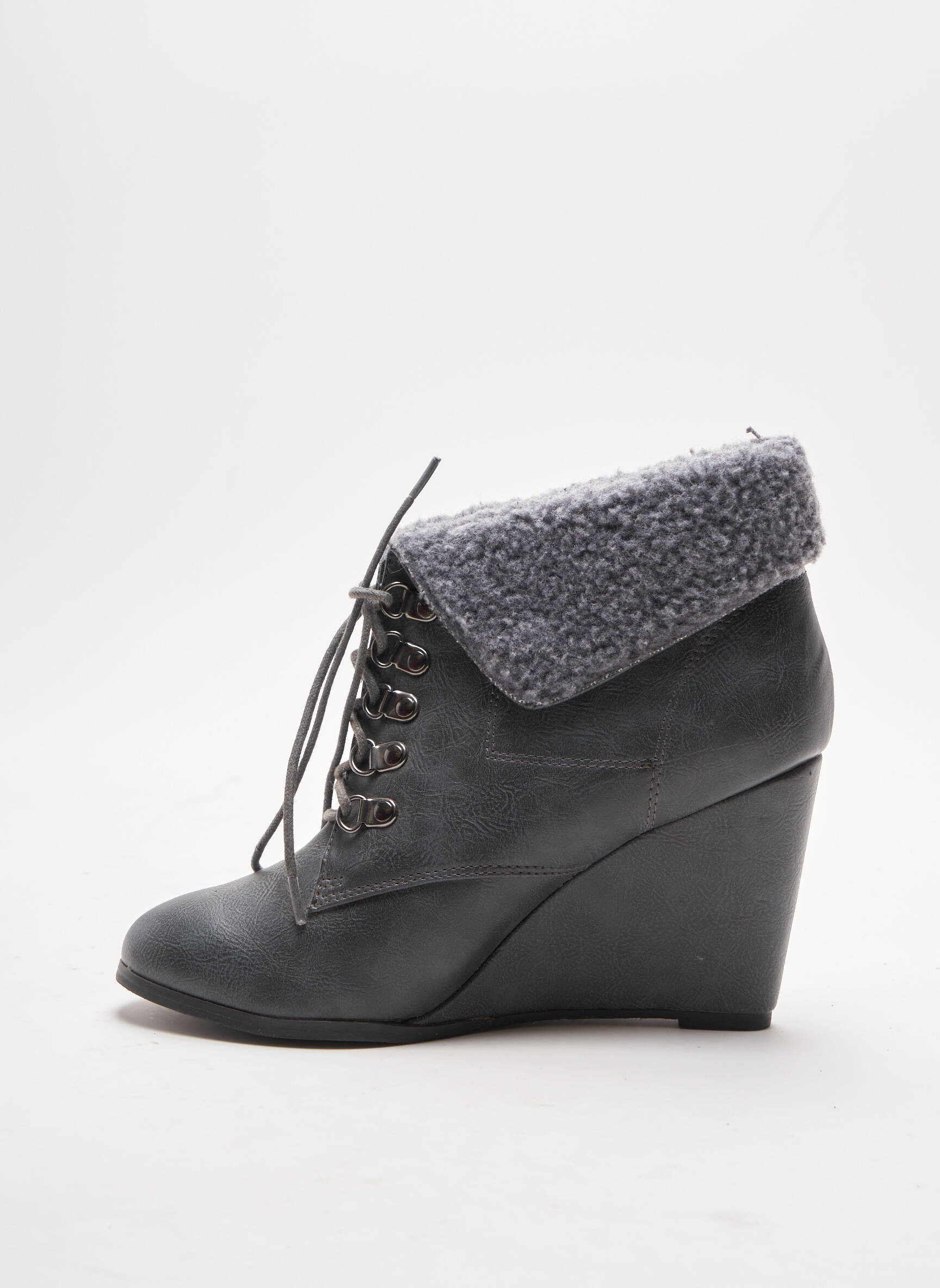 Bonobo Bottines Femme couleur gris
