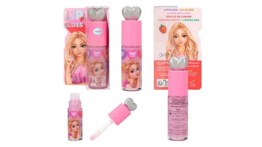 TOPModel Lipgloss Glow BEAUTY and ME sortiert