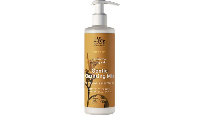 URTEKRAM Rise & Shine Reinigungsmilch Gentle 245 ml