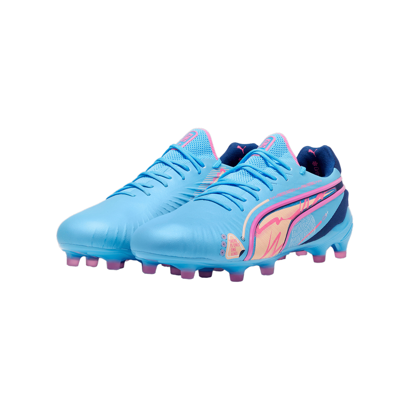 PUMA KING Ultimate Vol. Up FG/AG Blau F01