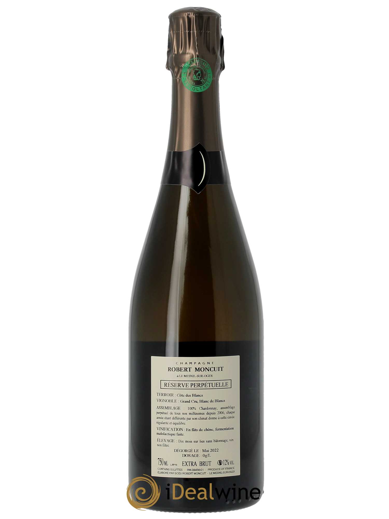 Réserve Perpétuelle Robert Moncuit   - Lot de 1 Bouteille